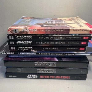 Star Wars HC/Paperback Book Bulk (9) Lot Various Authors & Titles - Picture 1 of 19