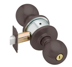 Schlage A40S ORB 613 Grade 2 Privacy Cylindrical Lock Orbit Knob - Bild 1 von 2