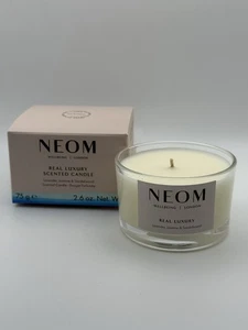 Vela perfumada NEOM De-Stress 75 g cera natural 19 aceites esenciales lavanda jazmín - Imagen 1 de 7