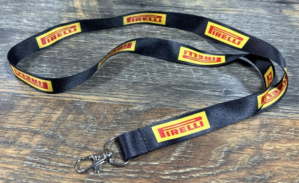 Pirelli Tires Lanyard Clasp 18" For ID Cards Keychain Strap - Image 1 of 1