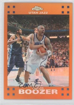 2007-08 Topps Chrome Orange Refractor /199 Carlos Boozer #64 - Image 1 of 2