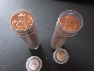 1968-1969-D Uncirculated LINCOLN CENT Rolls TONE AMAZING PENNIES BRIGHT RED Shor - Image 1 of 4