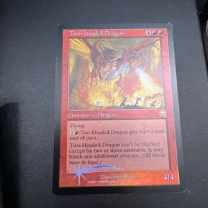 Two-Headed Dragon FOIL Mercadian Masques EX condition! MTG Magic - Picture 1 of 15