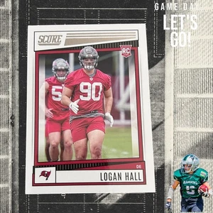 Panini Score Football 2022 NFL Karte Nr. 359 Logan Hall - Picture 1 of 1