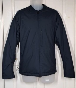 Giubbotto bomber uomo Nilmance blu navy isolato taglia L tessuto giapponese - Foto 1 di 15