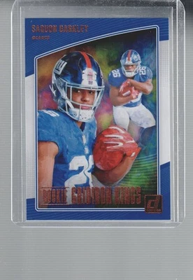 2018 Donruss #RGK-6 Saquon Barkley Rookie Gridiron Kings - Image 1 of 2