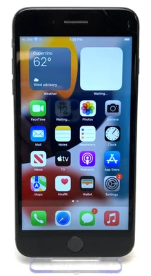 IPHONE 7 PLUS A1661 32GB ~UNLOCKED~ CDMA + GSM ~MNR12LL/A~ BATT 85% **CRCKED** - Image 1 of 4