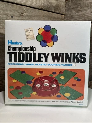 Vintage - Tiddly Winks Game - Original Box - 1976 Sealed Hasbro - Image 1 of 4