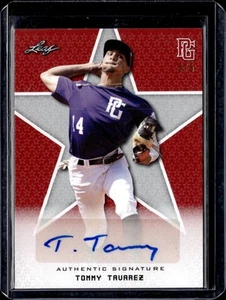 2020 Leaf Perfect Game National Showcase Red Tommy Tavarez #BA-TT1 Auto /5 - Picture 1 of 2