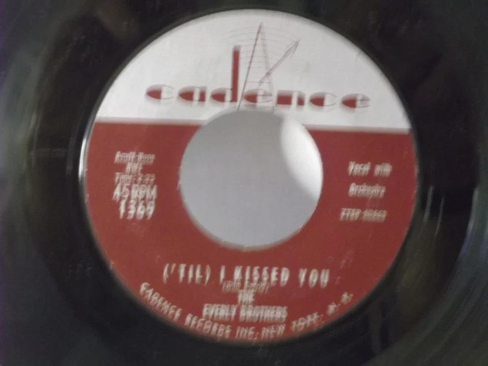 The Everly Brothers,Cad. 1369"('Til) I Kissed You"US,7"45 w P/S,1959 classic, M - Image 1 of 2