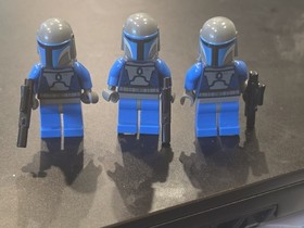 LEGO Star Wars - Mandalorian Death Watch Warrior (x3) - Minifigure sw0296 - 7914