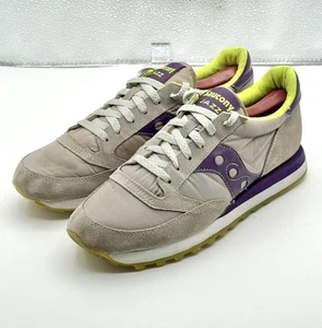 Saucony Jazz Low Pro Damengröße 9,5 Laufschuhe grau/lila gebraucht - Bild 1 von 10