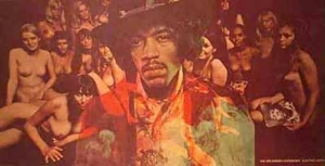 Jimi Hendrix Electric Ladyland Music Promo Poster 1960’s Vintage Original 14x28" - Picture 1 of 1
