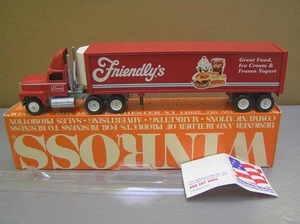 Winross "Friendly's" Tractor Trailer Truck Maßstab 1:64 Made in USA neuwertig in Box - Bild 1 von 9