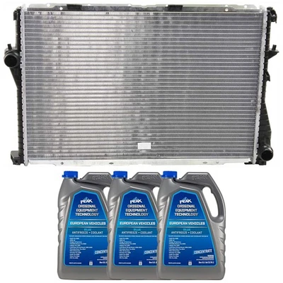 Juego de pares de radiadores para 525 540 530 528 E60 serie 5 E39 BMW 525i 540i 530i 528i Foto 1 de 4