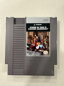 Where in Time is Carmen Sandiego (NINTENDO NES) AUTHENTIC