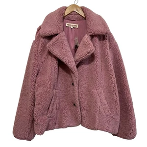 NWT Free People Joplin Cozy Jacket Smoked Pink Size Large - Picture 1 of 18