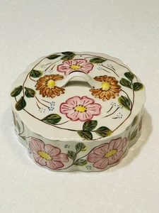 Caja de platos de caramelo baratija con tapa Blue Ridge Southern Potteries - Imagen 1 de 11