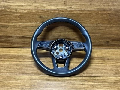 2016-2020 Audi A3 8V Steering Wheel Black 53K Miles 8V0419091CG OEM *NOTE* - Image 1 of 4