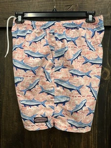 Vineyard Vines Swim Trunks Shorts Mesh Lined w/ Pockets Tuna Pink Men's Medium - Picture 1 of 3