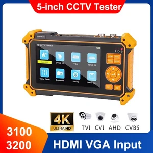 5 Inch 4K Mini Monitor HD Coaxial 8MP AHD VGA HDMI SDI Camera CCTV Tester - Picture 1 of 10