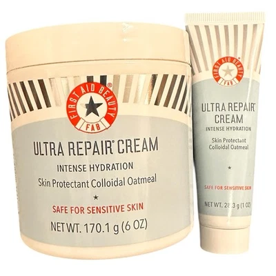 Crema reparadora First Aid Beauty Ultra 6 oz con avena coloidal caducidad 10/2026 Foto 1 de 2