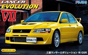 Fujimi ID-179 1/24 Scale Model Car Kit Mitsubishi Lancer Evolution VII GSR EVO 7 - Picture 1 of 1