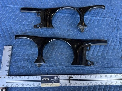 1998-2003 Jaguar XJR XJ8 X308 Lower Headlight Trim Pair Valence L & R OEM #4700E - Image 1 of 4