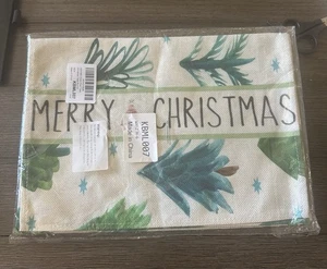 Corredor de mesa de Navidad. Nuevo. 13 x 72. Pinos verdes. - Imagen 1 de 6