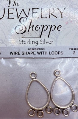 Fornituras de pendientes de plata de ley The Jewelry Shoppe Foto 1 de 2