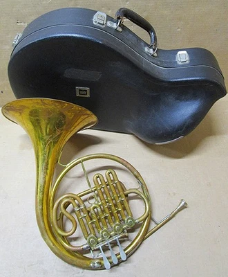 Raro 1954 King HN Blanco 4 Válvulas Único Bb Cuerno Francés! ¡Con boquilla King H2! Foto 1 de 4