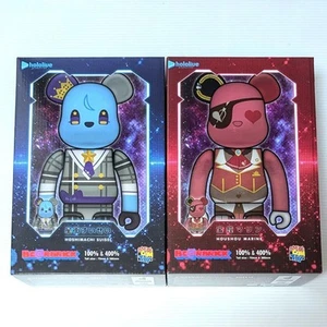 Juego de figuras Hololive BE@RBRICK Hoshimachi Suisei Houshou Marine 100 % 400 % - Imagen 1 de 6