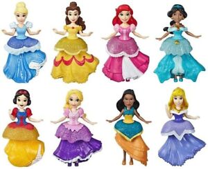 Coffret Pack 8 Mini Figurines Poupées Royal Clips Magic Clips Princesses Disney