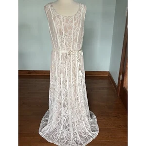 "Candalite Mujer" Ensayo Nupcial Madre De La Novia Formal Encaje Vestido Floral - Imagen 1 de 12