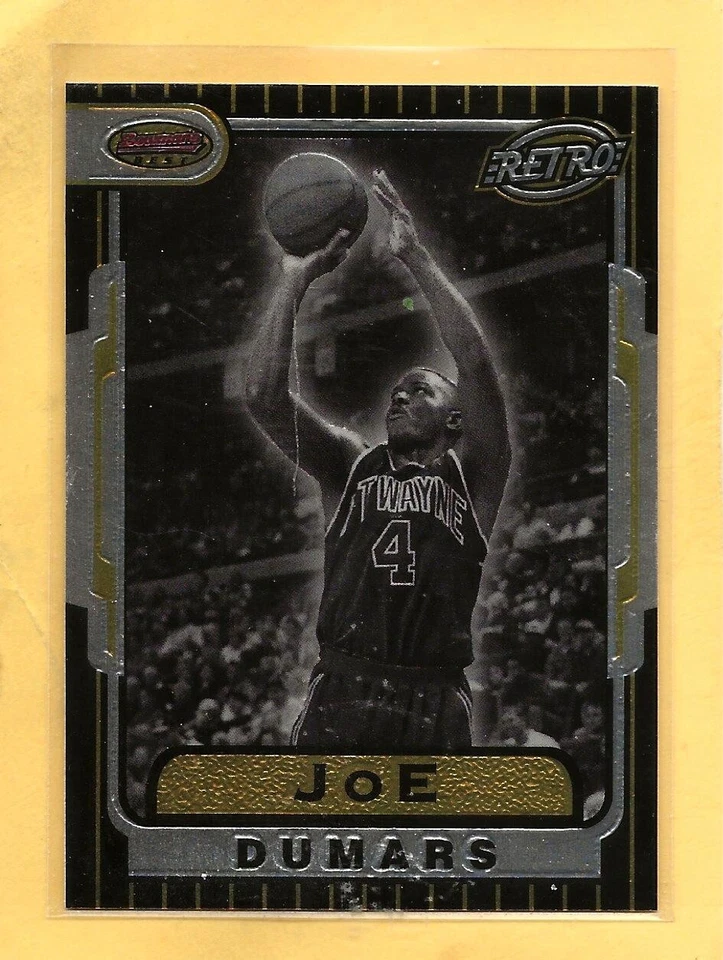 JOE DUMARS - 1996-97 Bowman's Best "Retro" - #TB4 - Pistons - Image 1 of 1