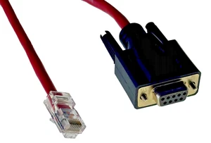 Cable de consola Ciena serie 6 ft 170-0063-900 DB9F a EIA-RJ45M estándar - Imagen 1 de 4