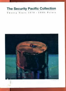SECURITY PACIFIC PRINT COLLECTION CATALOG 1990 vintage TPB Johns Warhol - Picture 1 of 3