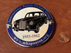 Vintage Enamel Automobile Car Grill Badge Mercedes-Benz Ponton Owners Group