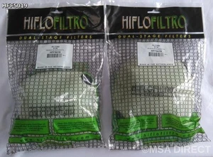 Hiflo Dual Stage Air Filter (x 2) Fits KTM EXCF450 / SIXDAYS (2017 to 2023) - Picture 1 of 2