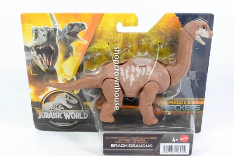 Mattel Jurassic World BRACHIOSAURUS Dino Trackers Danger Pack Figure NEW Age 4+ Cover