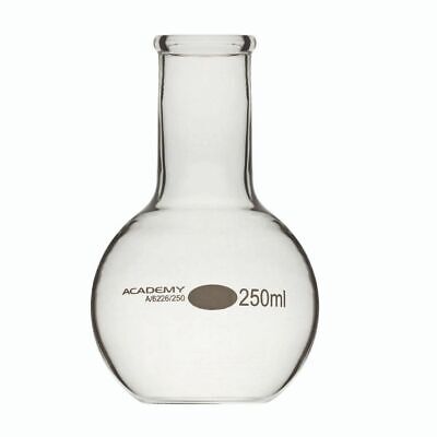50ml Borosilicate Glass Round Flask Flat Bottom • 5.30£