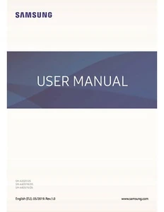 SAMSUNG GALAXY A40 SM - A405F/DS MANUEL IMPRIMÉ GUIDE DE L'UTILISATEUR 187 PAGES A5 2019 - Photo 1/1