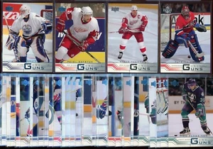 2001-02 Upper Deck Young Guns U-Pick de la lista - Imagen 1 de 97
