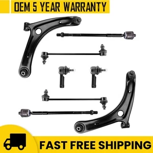 8pcs Front Lower Control Arms + Sway Bar Links for Mitsubishi Lancer Outlander - Picture 1 of 10