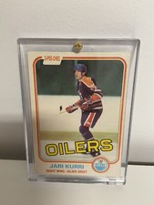 1981-82 Topps JARI KURRI #18 RC Rookie HOF Edmonton Oilers
