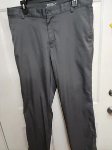 Nike Pants Adult 34X32 charcoal Performance Golf Straight Leg Casual Chino Mens - Picture 1 of 9