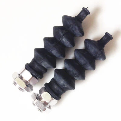 2PC Waterproof Push Rod Seals Rubber Bellow 9 or 10mm Aluminum Mount For RC Boat - Image 1 of 4