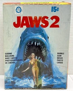 1978 O-Pee-Chee Jaws 2 The Movie Vintage FULL 36 CT Pack Trading Card Box Wax - Picture 1 of 8