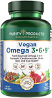 Purity Products Omega 3-6-9 Vegan Omega Formula - “5 in 1” Essential Fatty Acid 