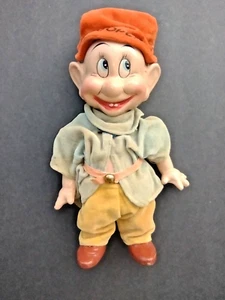 Antique Vintage 1938 Disney Knickerbocker Snow White & Seven Dwarfs Dopey Doll - Picture 1 of 13